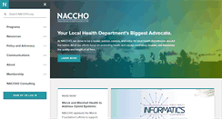 Desktop Screenshot of naccho.org